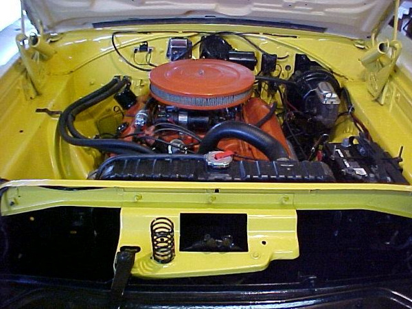 rebuilt motor back in car