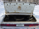 Inside of the trunk lid