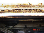 The inner surface needs a major patch; fortunately it's not visible from the outside