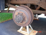 BIG rear brake drums.
