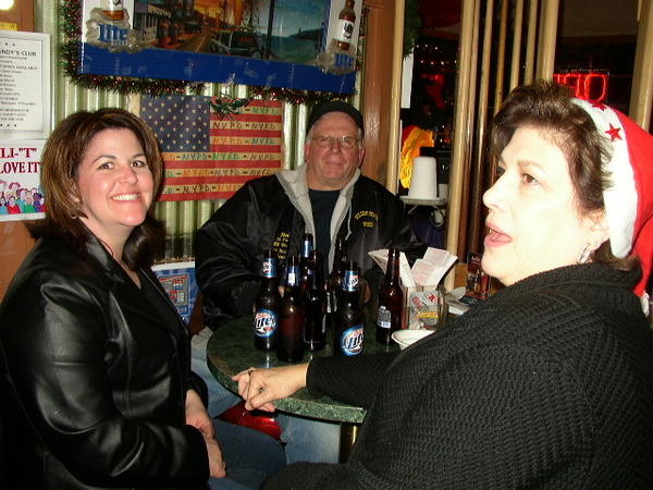 Sally, Ron,  and Judy enjoying the party