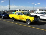 MOPARS from the 2003 NHRA DIvision 7 finals. On the hood it said, "I left my good hood home."