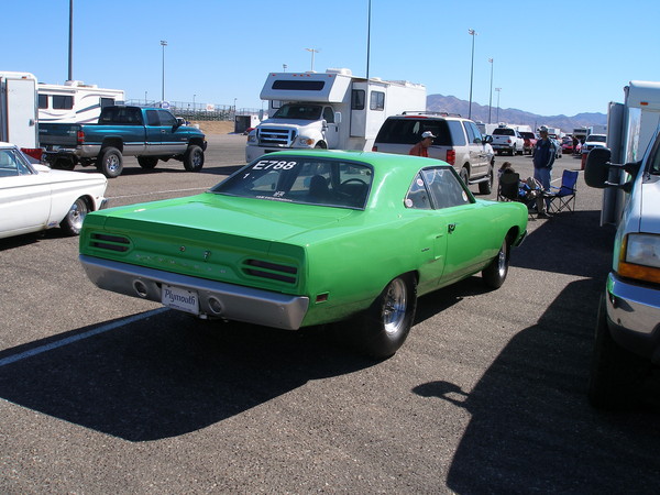 Rear view of the 11.17 car