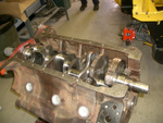 Crankshaft goes in