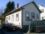 The lighting makes it difficult to compare to the left side.  The front of the house faces South, so it is always in shadow.