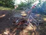 BBQ in a cart