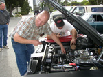 This is Henry from the Hot Rod tuning shop working on my roadrunner. My lawyers said to take this picture