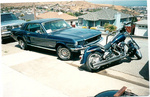 My 1968 CS/GT Mustang in front of our house in SSF. 1999