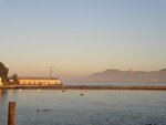 You can just see the Golden Gate Bridge in the background.