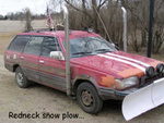 redneck snow plow