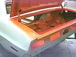 70 Challenger Trunk orange