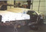 74 Resto  I cut both quarter panels of and welded 2 new ones on