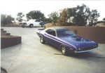 74 Cuda and 73 Challenger at house