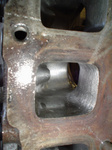 Hemi 6 ported head/ exhaust port