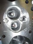 Hemi 6 ported head/ combustion chamber