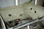 Primed engine bay.