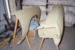 Front fenders stripped and reprimed.