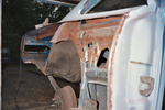 Another shot of removed rusted pieces.