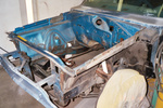 Engine compartment before stripping.