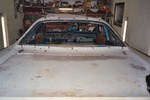 Window trim clips mounting area. will have to clean out rust and repair some areas.