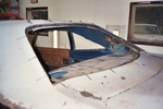 Another shot of window trim mounting clip locations. Filler panel will be replaced.