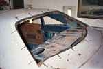 Marking of window trim clips before before replacing the filler panel between the trunk and window.