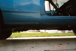 Usual rocker panel rust where quarter joins it.