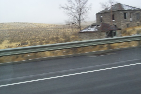 "over the shoulder" blurry house