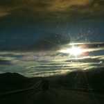 First sun I saw while driving