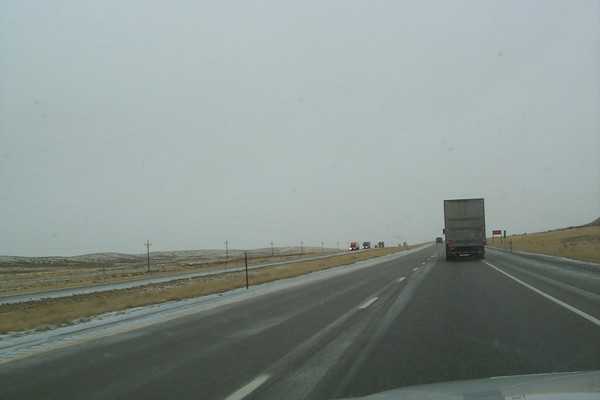 Snow storm ain't supposed to be here.
