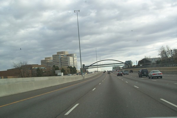 There were several of these pedestrian bridges crossing the highway