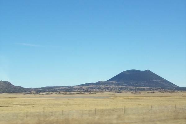 Believe it or not, this is a VOLCANO on 64/87 in New Mexico