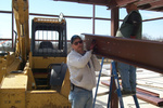 Check it out. I'm hanging steel!