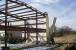 Last wall started