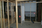 Shower sitting in place