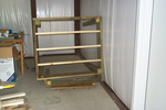 This is one heavy summbitch. So I used a creaper to move it in to place.