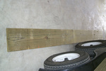 Look closely. You can see the layout of a stringer drawn on this 2X12
