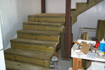 (fast forward) Stairs are done....looking up.......