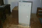The inside unit, later lifted onto the box by myself...as usual