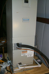 Inside unit in place and hooked up (actually blowing cold at this point!)