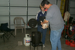How bout an INDOOR Turkey Fry?? When ya have a bigazz building you can do things like this