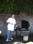 Stu cooks, as always.