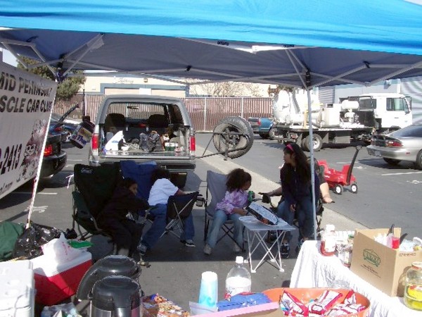 The MPM tent was busy all day.