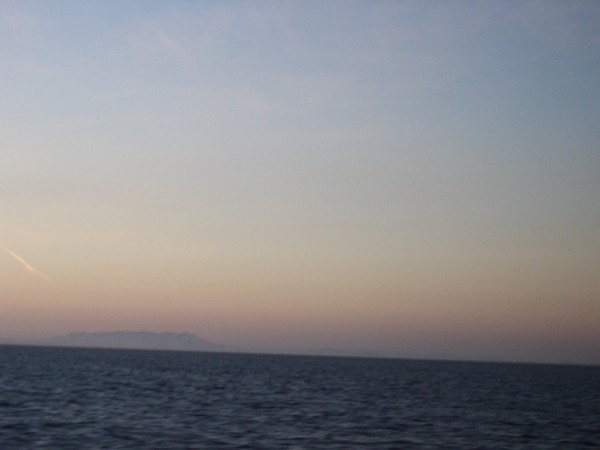 A couple of shots of the San Francisco bay on the way back.