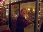 The Host with the most, John Scafire always has a smile for his guests.