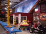 Highlight for Album: GGSMU gift wrapping at Sparkys Hot Rod Shop. 12-09-05