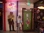 The CHP guards the front door.