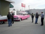 Miss Pinky's cool wagon is on hand.