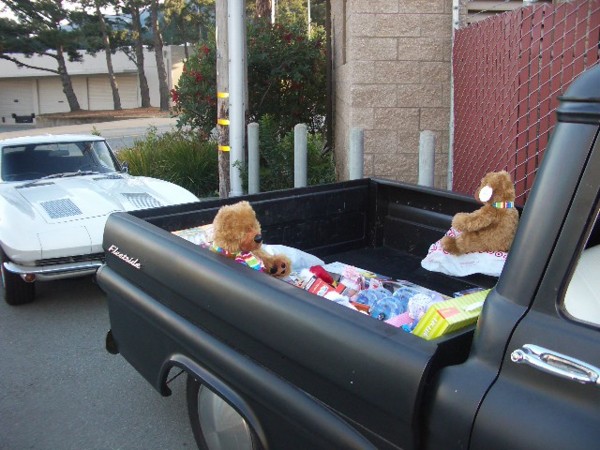 Craig's truck is now the rolling toy box.