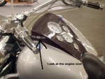 Check out the 383 emblem on this V-8 bike!